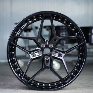 <span class=keywords><strong>Jantes</strong></span> forgées sur mesure - Alliage d'aluminium 6061-T6 17-24 pouces, PCD/ET/CB personnalisés, OEM accepté <span class=keywords><strong>pour</strong></span> BMW Benz Audi - Product Image 1