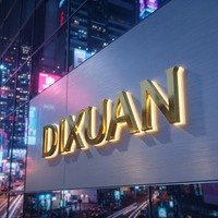 Lettres publicitaires personnalisées en acier inoxydable 3D rétroéclairées par LED avec contrôle par application, étanches IP65 pour la décoration de la maison et des entreprises