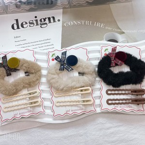 <b>Cute</b> Fuzzy Star Hair Clips For Girls 10 Cm Daily Use BB Clip Headdress <b>Accessory</b> - Product Image 2