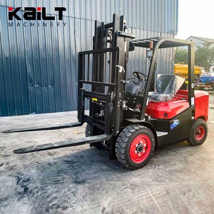 Chariot élévateur de 3 tonnes avec pneus pleins pour la manutention en entrepôt - Product Image 1
