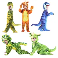 Kostum Cosplay Dinosaurus Anak-anak Kostum Hewan Maskot Role Play untuk Pesta Halloween