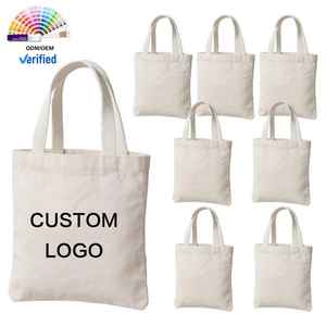 Bolso de hombro de lona ecológico de gran capacidad y duradero de alta calidad, bolsos de mano <span class=keywords><strong>Retro</strong></span> INS para axilas para mujer, logotipo personalizado relacionado con la comida - Product Image 4