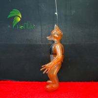 Nouvelle poupée gonflable en PVC transparent en forme de renard mignon avec jouet de dessin animé SPH, vente en gros d'usine