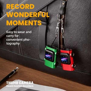 Mini caméra haute définition pour enfants, objectif grand angle, charge de type C, mise au point automatique, lampe torche LED intégrée, enregistrement photo, vlog, jouet - Product Image 2