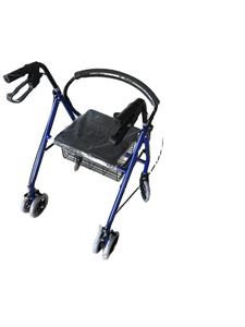 Andador de asistencia para caminar de aluminio ligero Dispositivo de Enfermería Médica Rollator con <span class=keywords><strong>silla</strong></span> para ancianos - Product Image 4