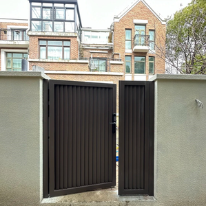 בטוח קל לשמור על שער כניסה חשמלי לגינות בנייה אתרים התקנה חדשה אלומיניום שלט רחוק - Product Image 5