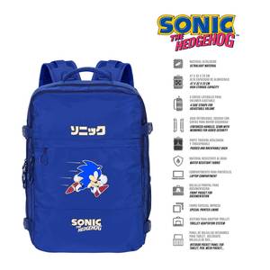 Sac à dos de voyage Sonic The Hedgehog Action-Large Mercury 47x23x33cm, bleu - Product Image 2