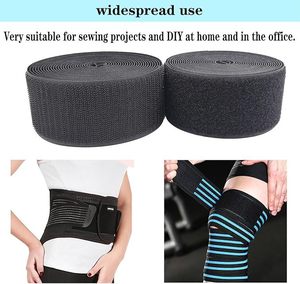 Un-napped vòng lặp bền <span class=keywords><strong>unbrushed</strong></span> vòng băng căng móc và vòng lặp mềm vải ma thuật Băng ban nhạc đàn hồi cho cơ thể y tế hỗ trợ - Product Image 5