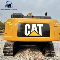 Excavatrice minière Caterpillar 336D 36T robuste d'occasion pour l'exploitation de pierres dures dans les carrières