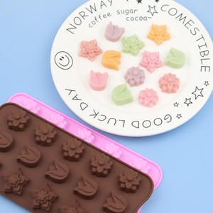 San valentino cioccolato da te resina rosa amore gelatina stampo in Silicone per uso alimentare decorazioni per torte forniture per dolci - Product Image 4