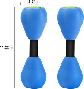 Thủy sản quả tạ nước bọt trọng lượng Aerobic tập thể dục thiết bị tập thể dục quả tạ hồ bơi kháng bơi đào tạo người lớn trẻ em - Product Image 5