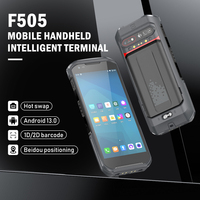 La mejor venta Android 13 Handheld Pad móvil inalámbrico portátil 6GB RAM 4G red NFC Industrial Barcode Scanner