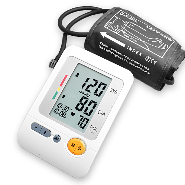 Medical Portable Digital Blood Pressure Monitor Digital Bp Machine Electronic Sphygmomanometer Household Medical Devices