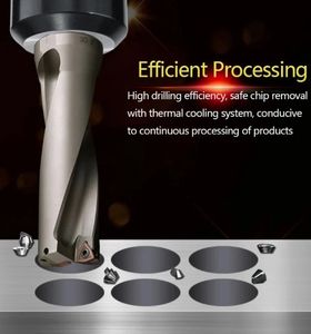 고속 수평 U 드릴링 머신 인덱서블 패스트 드릴 비트 2D/3D/4D U 드릴 커터 16.5MM - Product Image 4