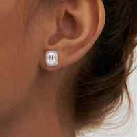 VOAINO-Boucles d'Oreilles Hip Hop de 9K, 14K, 18K, CVD, Diamant de Laboratoire, Émeraude, Halo, Rappeur pour Homme et Femme