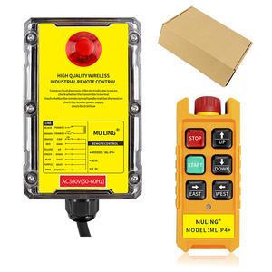 ML-P4 + 24V Công nghiệp điều khiển từ xa 4 cao PC Crane hoist Chuột 868MHz bảo vệ tự động sốc nhiệt độ cán - Product Image 2