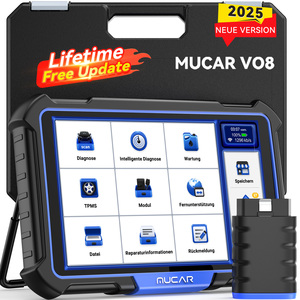 MUCAR VO8 34 Outil de diagnostic professionnel avec réinitialisation, codage ECU complet, <span class=keywords><strong>test</strong></span> bidirectionnel, mises à jour gratuites à vie, scanner OBD2 pour voiture - Product Image 1