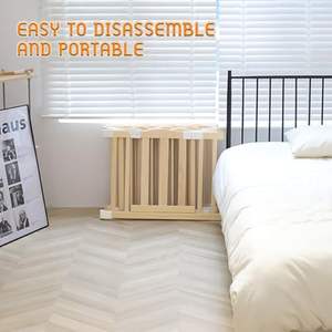 <span class=keywords><strong>Parc</strong></span> de jeu en <span class=keywords><strong>bois</strong></span> pour bébé, grand <span class=keywords><strong>parc</strong></span> de jeu réglable en <span class=keywords><strong>bois</strong></span> avec porte verrouillable pour la maison - Product Image 4