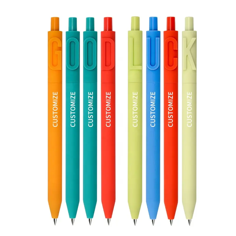KACO ที่กําหนดเองปากกาเจล ALPHA โชคดี 0.5 มม.จุดละเอียดปากกาหมึกสีชุดโรงเรียนบ้านเครื่องเขียนวันหยุดของขวัญ