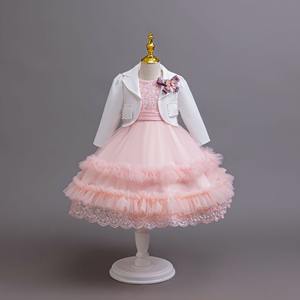 Commercio all'ingrosso Ready Stock 3 pezzi Set Tulle abito gonfio con giacca e borsa per bambini ragazze festa di <span class=keywords><strong>compleanno</strong></span> vestito - Product Image 5