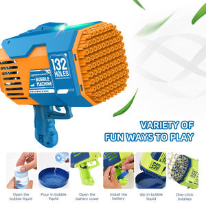 OT ALE lectric 132-holes azazooka ococket ooom bble ubble Gun lower inferior o Kids ututdoor nndoor, irirthday ededding arty IFT - Product Image 3