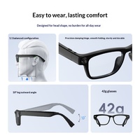 Lunettes caméra HY19 8MP HD avec double stabilisation pour photos et vidéos, idéales pour les voyages, les vlogs et les réunions professionnelles