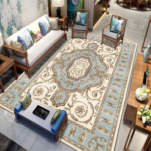 <span class=keywords><strong>Alfombra</strong></span> de salón 3D totalmente cubierta de gran tamaño de estilo chino Vintage, <span class=keywords><strong>alfombra</strong></span> plegada gruesa de terciopelo de cristal, alfombrilla de pie resistente estampada - Product Image 3