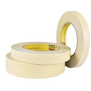 Selotip kertas krep temperatur tinggi pita perekat terpasang gulungan Jumbo otomotif 2 inci untuk mengecat - Product Image 3