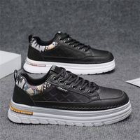 Chaussures Décontractées Polyvalentes pour Hommes, Modèle Original Rehaussant, Meilleure Vente Printemps, Idéales pour le Skateboard et le Sport, Blanches Tendance, Vente en Gros