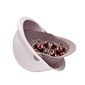 Colador giratorio de doble capa Flexible sin BPA PP ecológico de grado alimenticio para fregadero de cocina colador para ensalada grifo de flujo de agua - Product Image 1