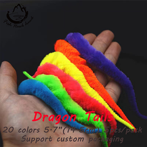 Colas de Dragón para Atado de Moscas, 20 Colores, 5.7 Pulgadas, Material para Atado de Moscas, Venta al por Mayor - Product Image 2