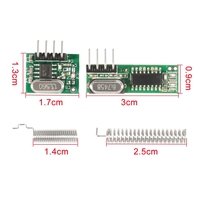 Module récepteur et émetteur RF superhétérodyne 433 MHz, télécommandes 433 MHz pour Arduino Uno, module sans fil, kits de bricolage