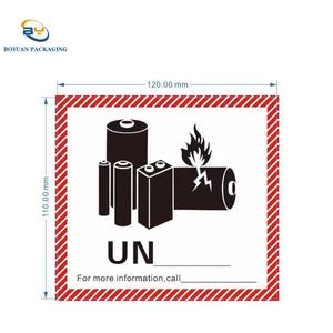 Pour <span class=keywords><strong>UN</strong></span> <span class=keywords><strong>3480</strong></span> pour <span class=keywords><strong>UN</strong></span> 3481 Batteries au lithium-ion Étiquettes d'emballage d'avertissement de danger Indicateurs de sécurité essentiels pour le stockage des batteries - Product Image 5