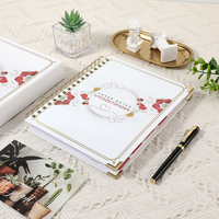 Agenda personnalisé A4 A5 couverture rigide non daté planificateur de mariage quotidien planificateur complet organisateur de carnets de cadeaux de mariée