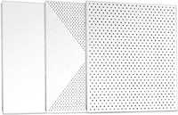 Dalles de plafond perforées en aluminium à clipser Carreaux de plafond en métal ignifugé 2x2