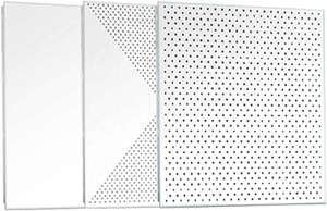 Clip in Aluminum Perforated Ceiling Tiles Fireproof Metal Drop-in Ceiling Tin Tiles <strong>2x2</strong> - Product Image 2