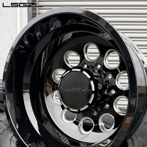 Jante double en alliage forgé de luxe personnalisé pour camion Ford RAM 8x180 8x200 8x165.18*5.5 8.6.5 22 24 26 28 <span class=keywords><strong>30</strong></span> pouces jante brillante - Product Image 4