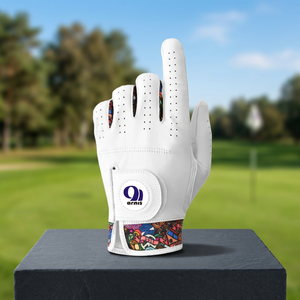 Custom Womens Golf <b>Gloves</b> Sheepskin Pair Left Right <b>Hand</b> Breathable <b>Moisture</b> Wicking 3D Mesh Non Slip Hook Loop Sports TrainingX - Product Image 3