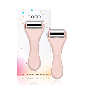 Strumento per la cura della pelle lenisce il gonfiore del viso in acciaio inox rubare rullo di raffreddamento del ghiaccio per le donne del viso collo con pacchetto personalizzato - Product Image 1