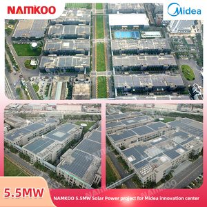 Sistema de Paneles Solares Namkoo de 100KW, 80KW, 60KW, 50KW, Sistema de Energía Solar Comercial Fuera de la Red, Montaje en Techo - Product Image 4