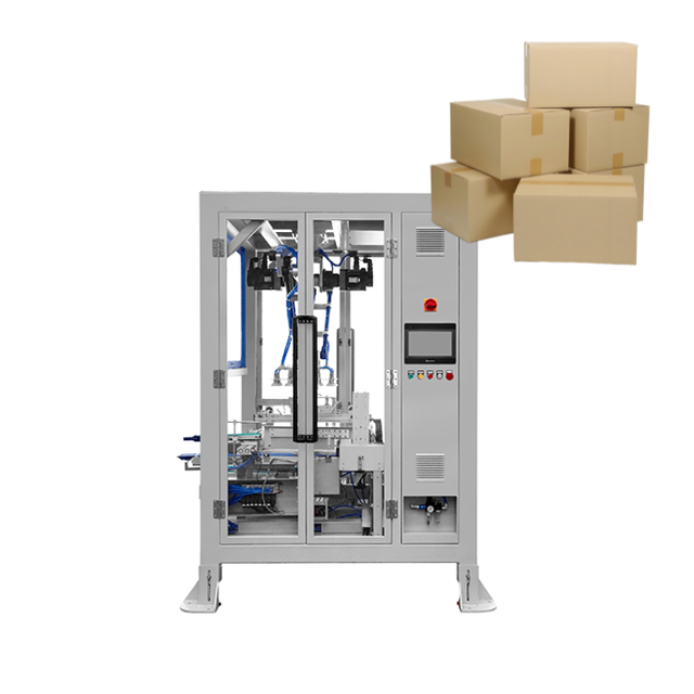 Dual-Arm Robot Case Packing Machine for Canned Food Carton Packaging 4.0kW Power 5mm Precision 220V 550kg Weight