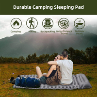 Matelas Gonflable à Gonflage Rapide, Tapis d'Extérieur Étanche et Épaissi en TPU, Lit de Camping