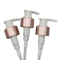 Distributeur de lotion, shampoing et savon liquide OEM en plastique avec bouchon pompe à col de 18mm, 20mm, 24mm, 28mm