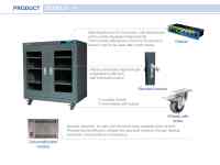 Sécheuse industrielle GRD 450CF, commande intelligente par micro-ordinateur, déshumidification constante, stockage de composants électroniques