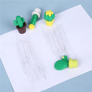 ชุดยางลบรูปกระบองเพชรสุดสร้างสรรค์เครื่องเขียนสำหรับนักเรียนของขวัญรางวัลสำหรับเด็ก - Product Image 4