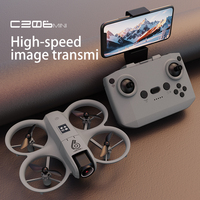 CZ06 Quadricoptère UAV en plastique avec évitement d'obstacles, FPV, lumière LED, flux optique, double caméra électrique, flip 360° et télécommande