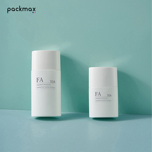 Factory stock 30ml primer <b>squeeze</b> tube and 50ml sunscreen <b>bottle</b> with white screw cap, travel portable - Product Image 2