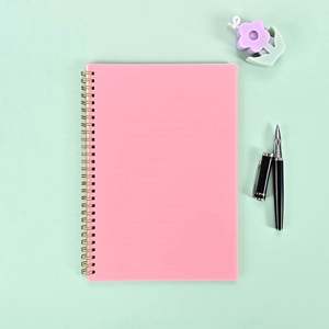 สมุดโน้ตแบบสันเกลียวปกกระดาษพิมพ์โลโก้ ไดอารี่แพลนเนอร์ สีตามสั่ง ขนาด A4 - Product Image 3