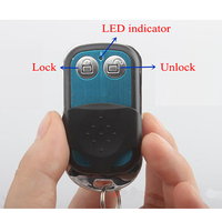 Serrure électronique de porte battante, serrure invisible cachée sans fil, télécommande, verrouillage automatique, entrée sans clé, serrures intelligentes