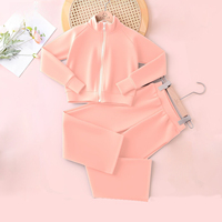 Vêtements de danse de ballet pour adolescents en gros, vêtements de danse de fitness pour enfants, vêtements de yoga de danse de ballet, ensemble de vêtements de sport actifs pour filles
